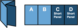 [8 panel double parallel fold]